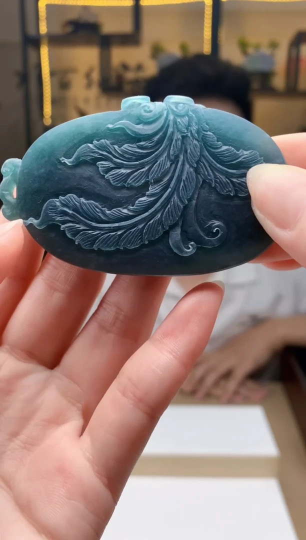 定制翡翠未镶嵌1102ry-毛货挂件35