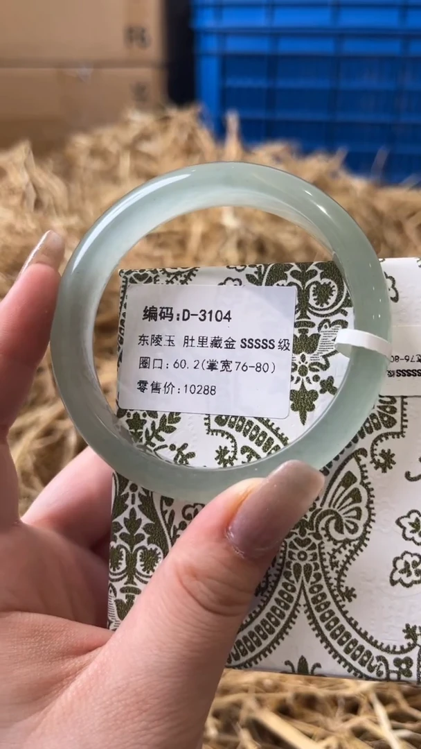 未镶嵌手镯石英质玉D-3104