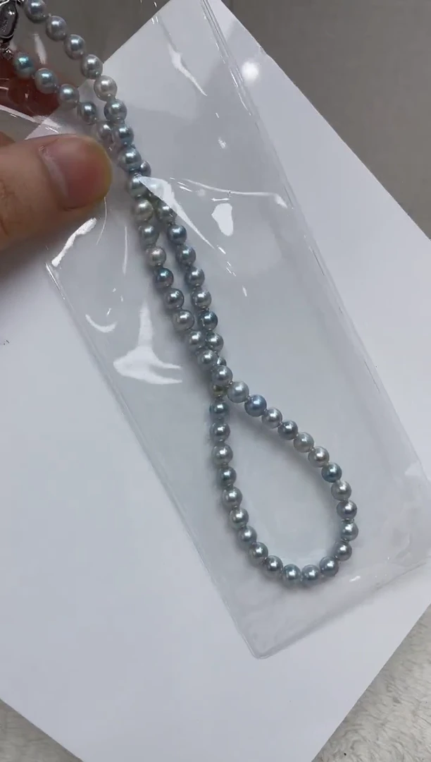 颈饰银S925镶嵌海水珍珠豆*姐