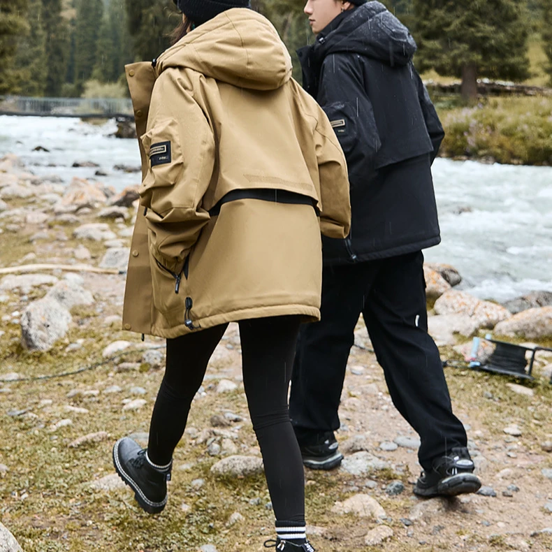 【佳佳专属】E343款户外透气男女同款三防工装羽绒服