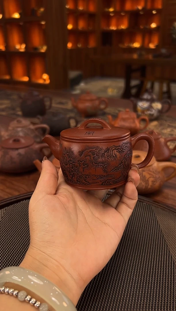 茶壶紫砂问**水兰亭序汉瓦