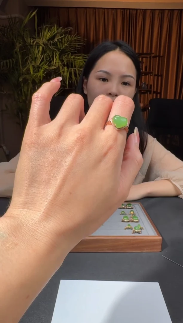 和田玉18K金镶嵌颈饰50小师妹6.6多样性拍一发一