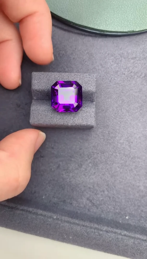 紫晶珠宝半成品未镶嵌12ct紫水晶  DE
