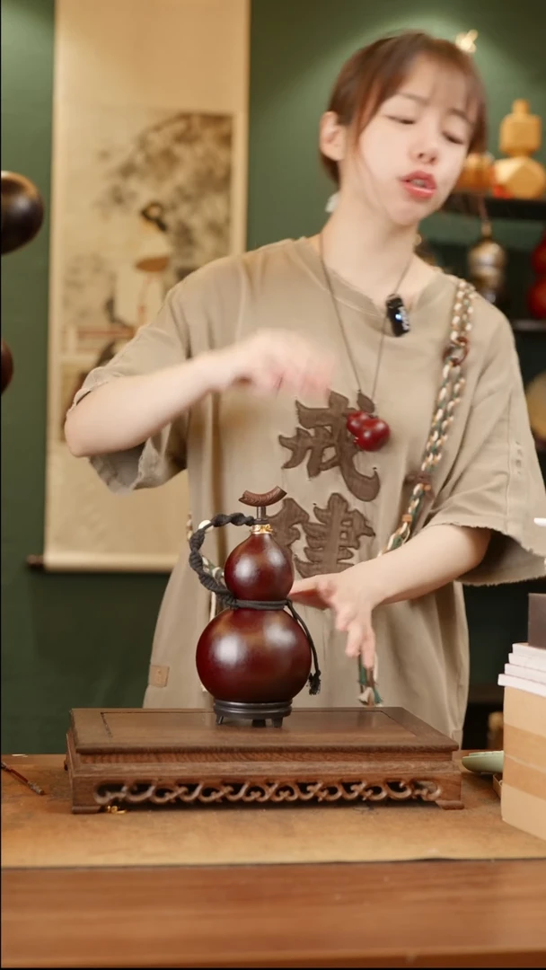 126号精品天然大漆酒葫芦一物一拍~