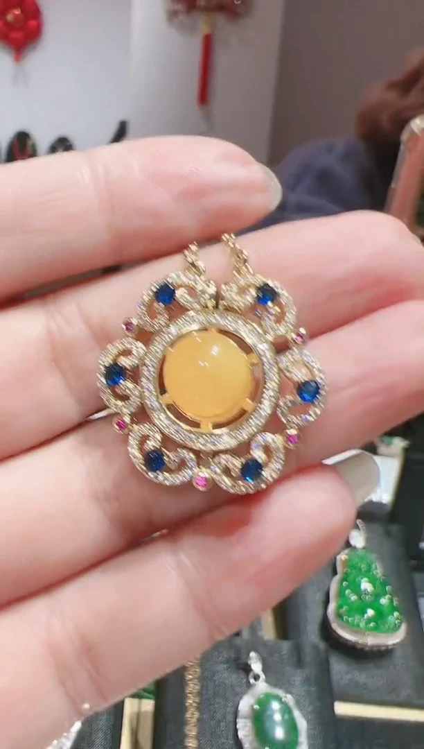 【闪购商品】蜜蜡颈饰未镶嵌202511873