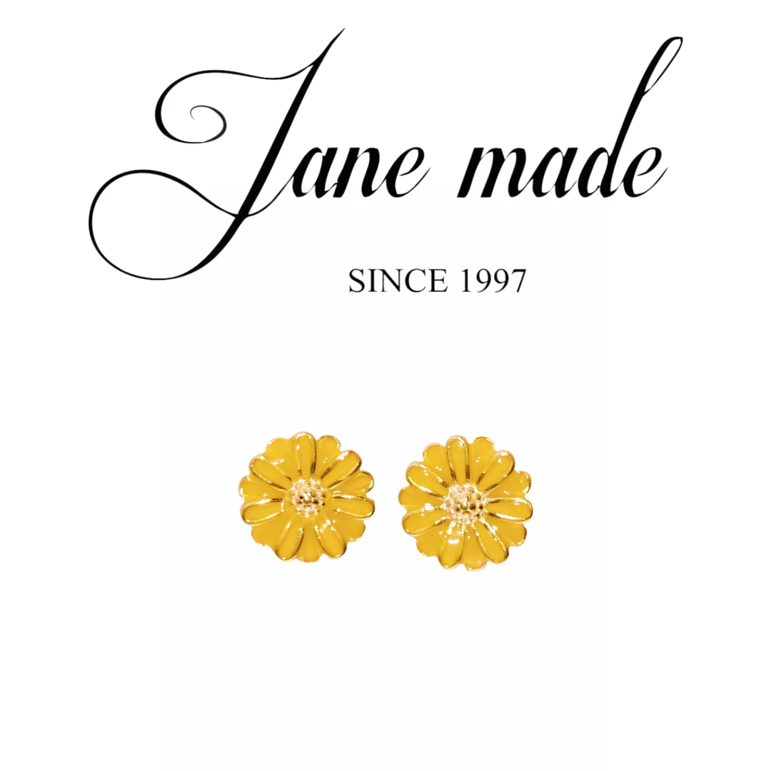 合金耳饰 Jane made设计小雏菊耳钉
