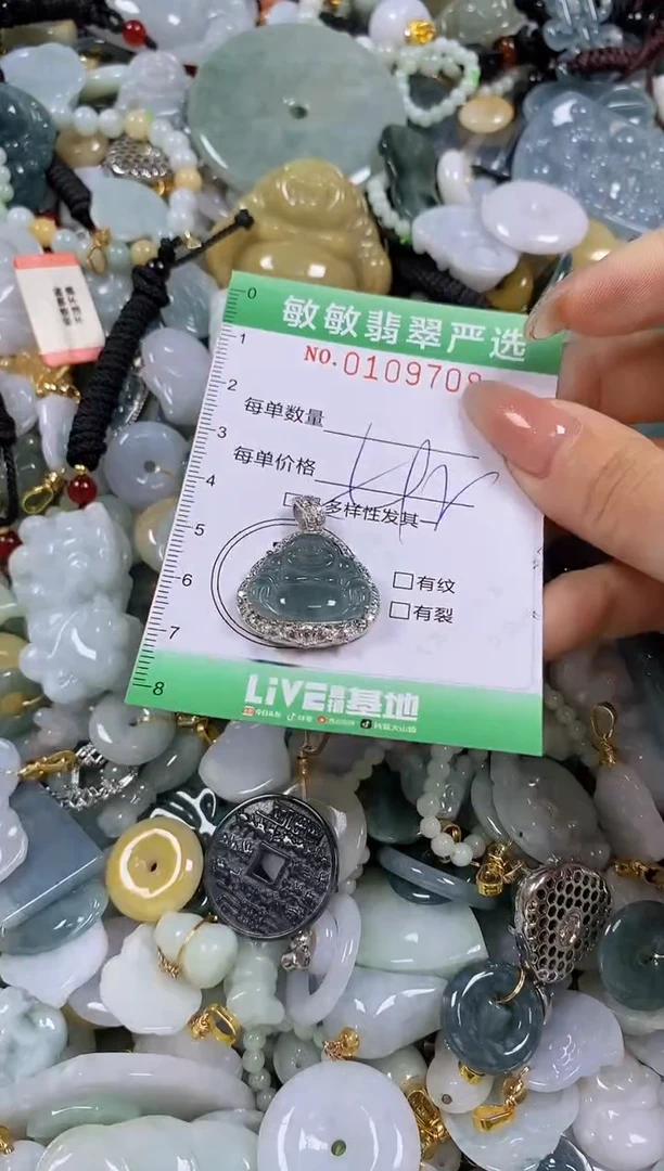 【闪购商品】翡翠颈饰未镶嵌闪购0109708多样性发其一