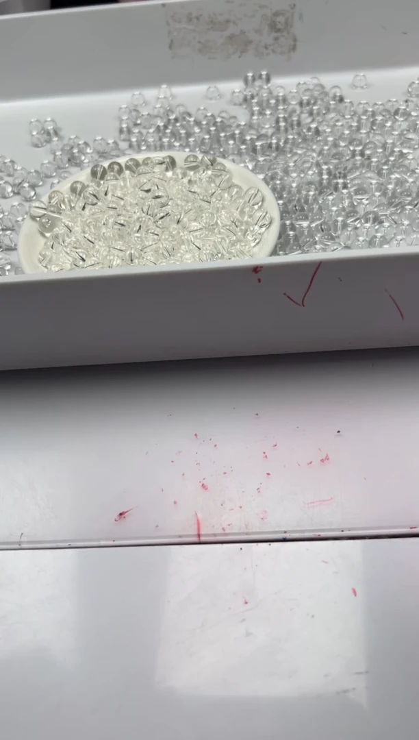 未镶嵌颈饰水晶w189白水晶8mm*30颗