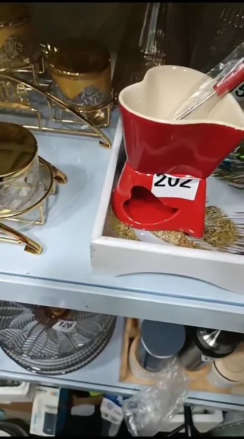 瓷202爱心小炉一套