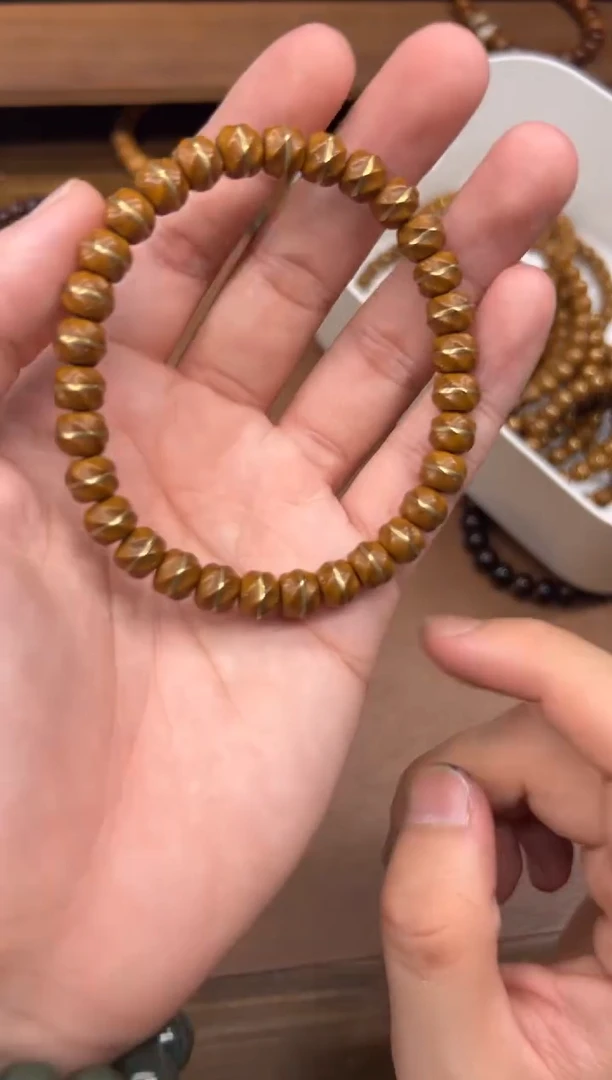 紫金鼠手串喜玄纯实心 一线天卡8