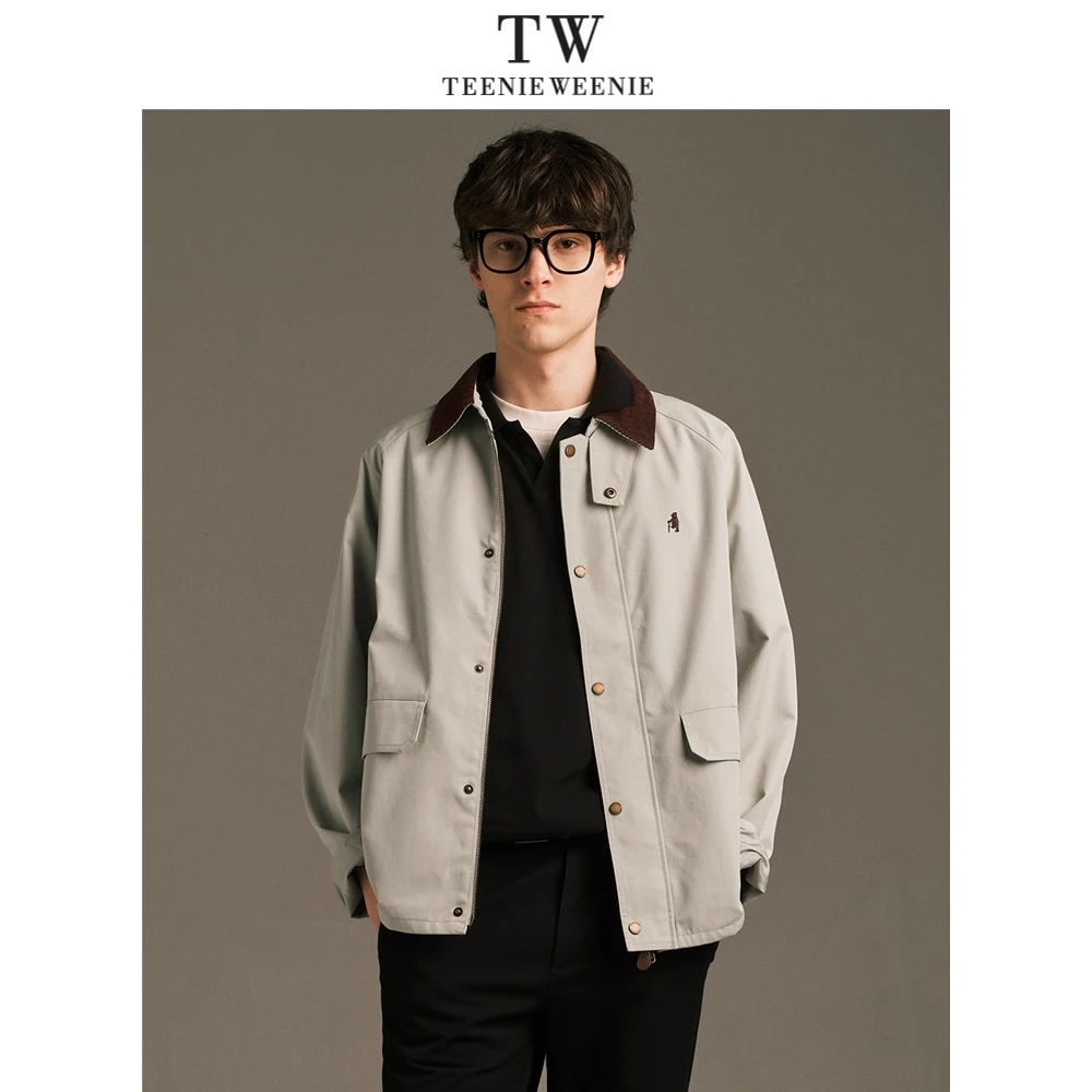 TeenieWeenie男装休闲夹克冬季简约外套时尚工装风衣TNJJ25D625D