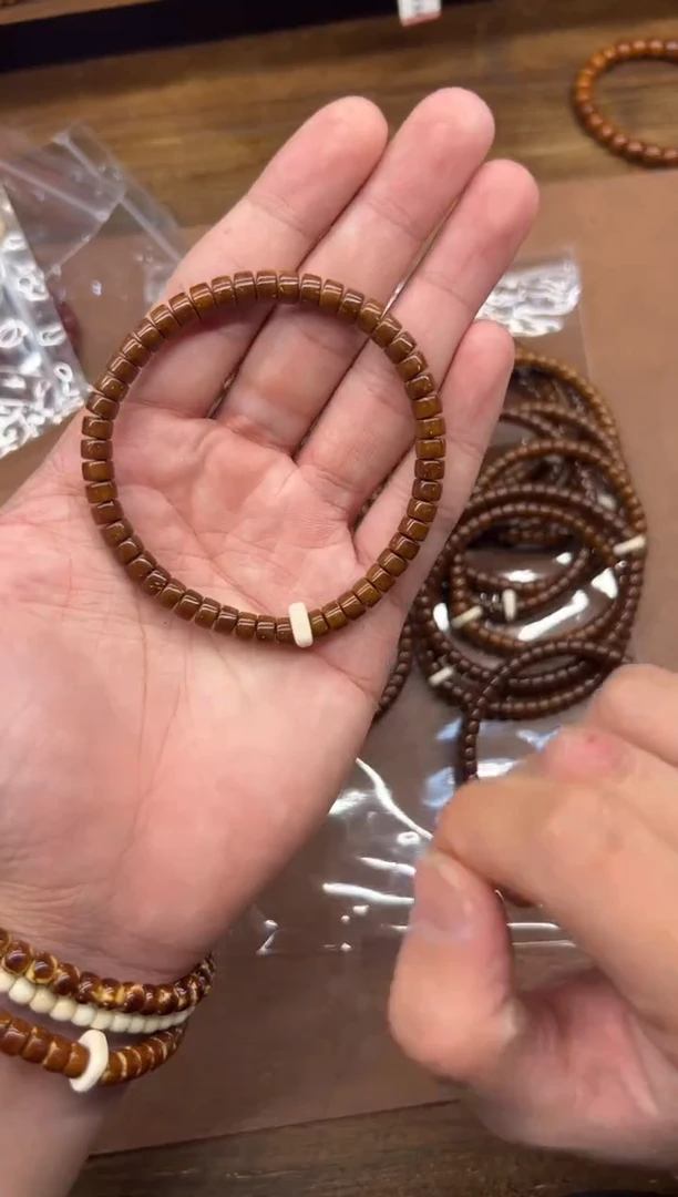 手串紫金鼠A717 咖皮鼠尖纯肉药片 带卡扣