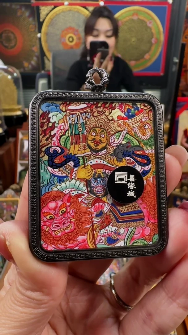 【闪购商品】吊坠 壹善缘城手绘唐卡c宝天年终大促