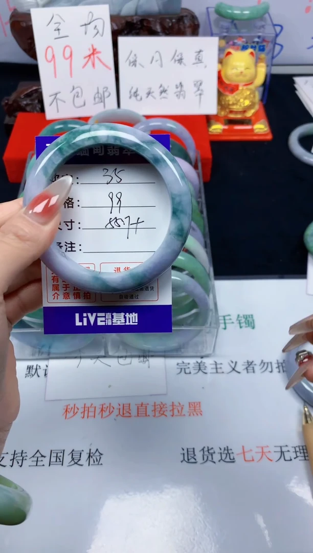 未镶嵌手镯翡翠35