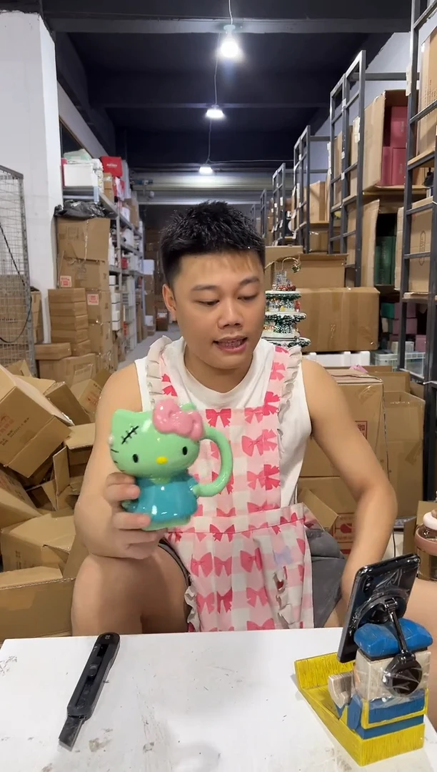 瓷片万圣节僵尸kt全身杯