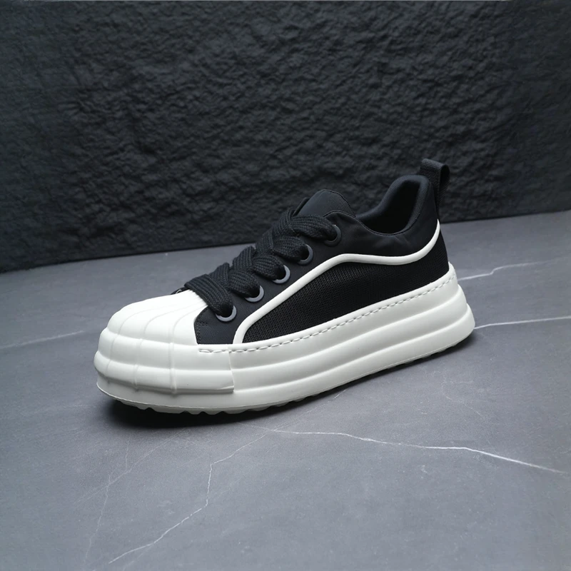 Louis Fordea/路易弗狄贝壳头男鞋透气厚底低男士透气低帮登山鞋