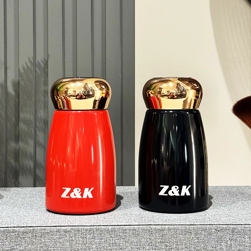 潮牌Z&K口袋蘑菇保温杯不锈钢便携小巧迷你水杯200ML