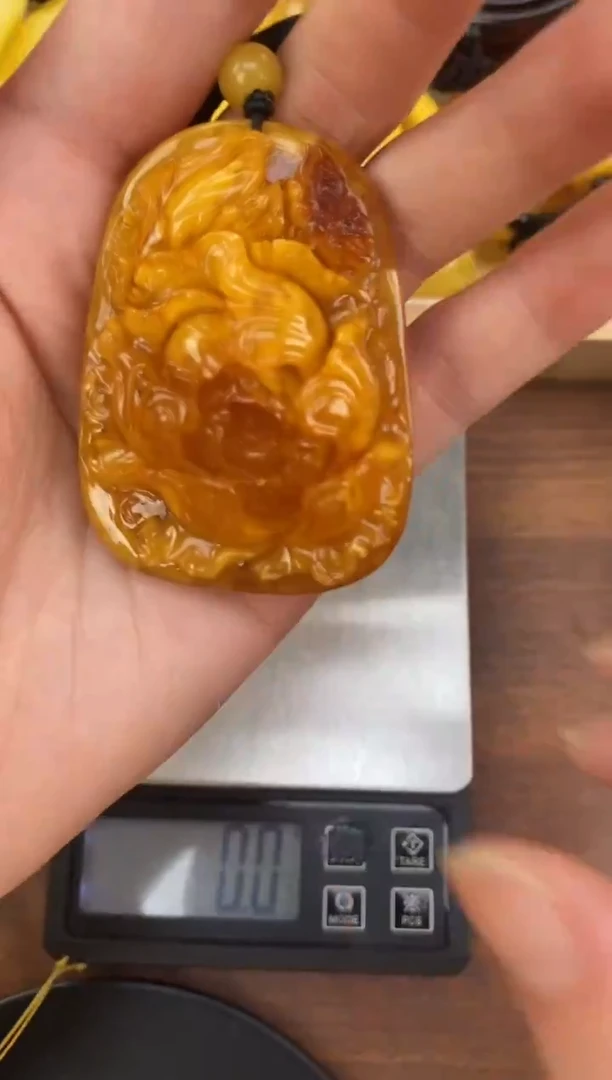 裸石琥珀未镶嵌天然琥珀蜜蜡