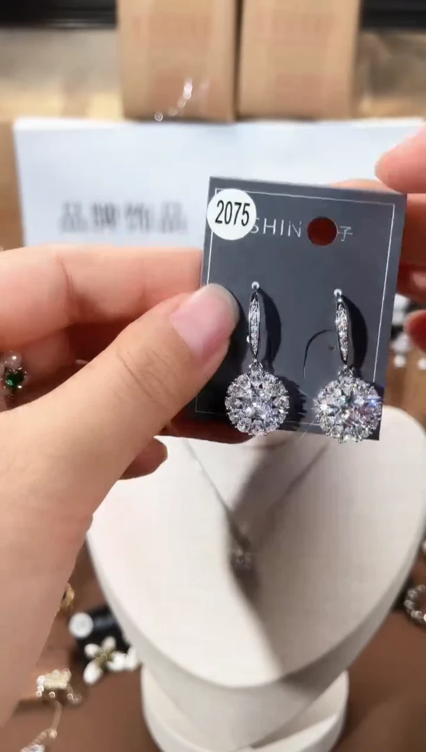 合金925银锆石萱2075