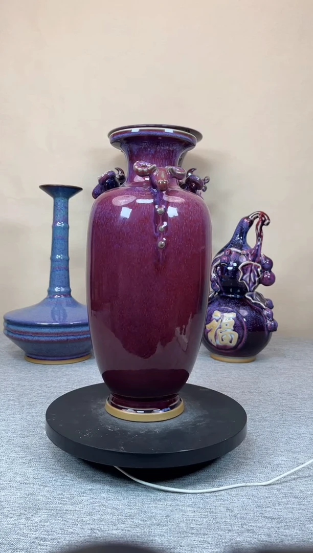 摆件陶神垕钧瓷收藏工艺品