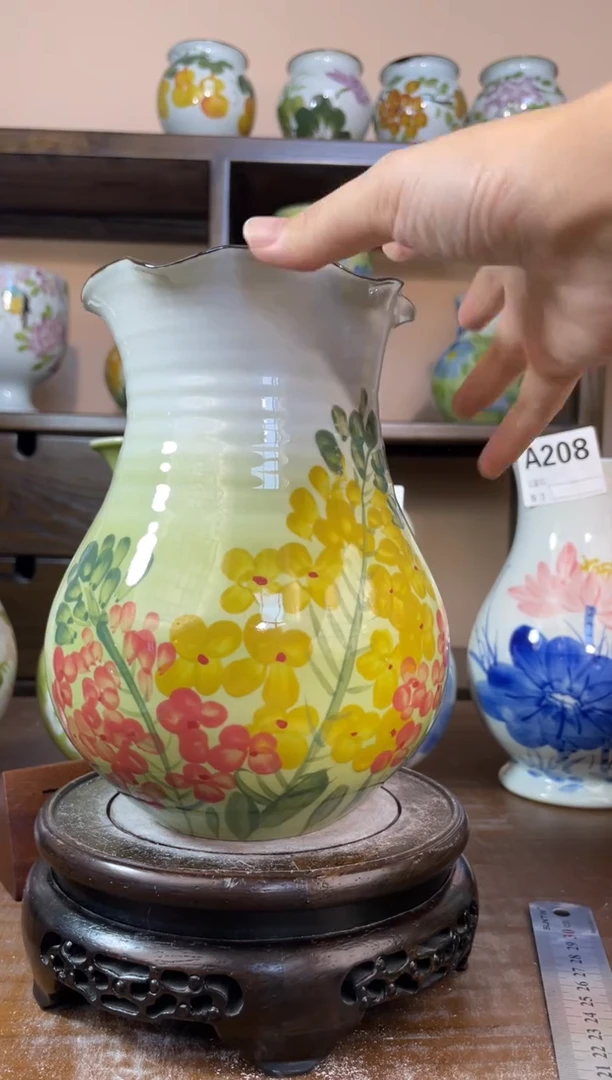 瓶景德镇手绘陶瓷花瓶 源头工厂