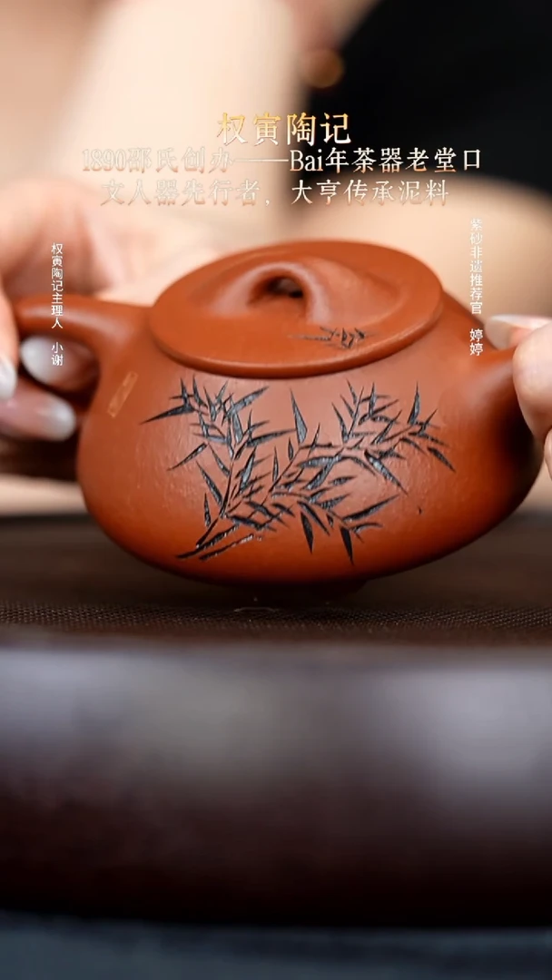 茶壶紫砂28生砂朱泥满瓢200cc