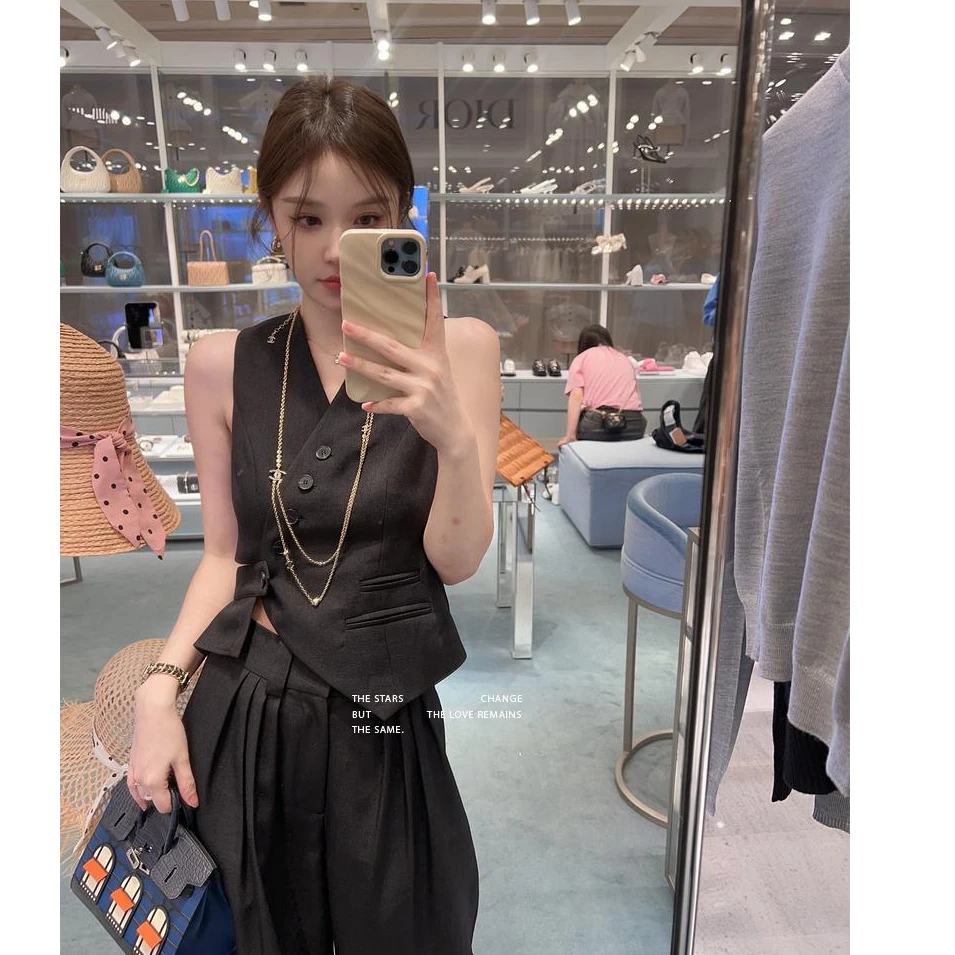 【Lilylikes】“王牌洋气套装”D牌时髦 显瘦有气场马甲/西裤