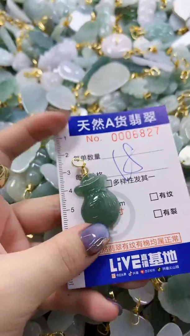 颈饰未镶嵌翡翠天然A货翡翠