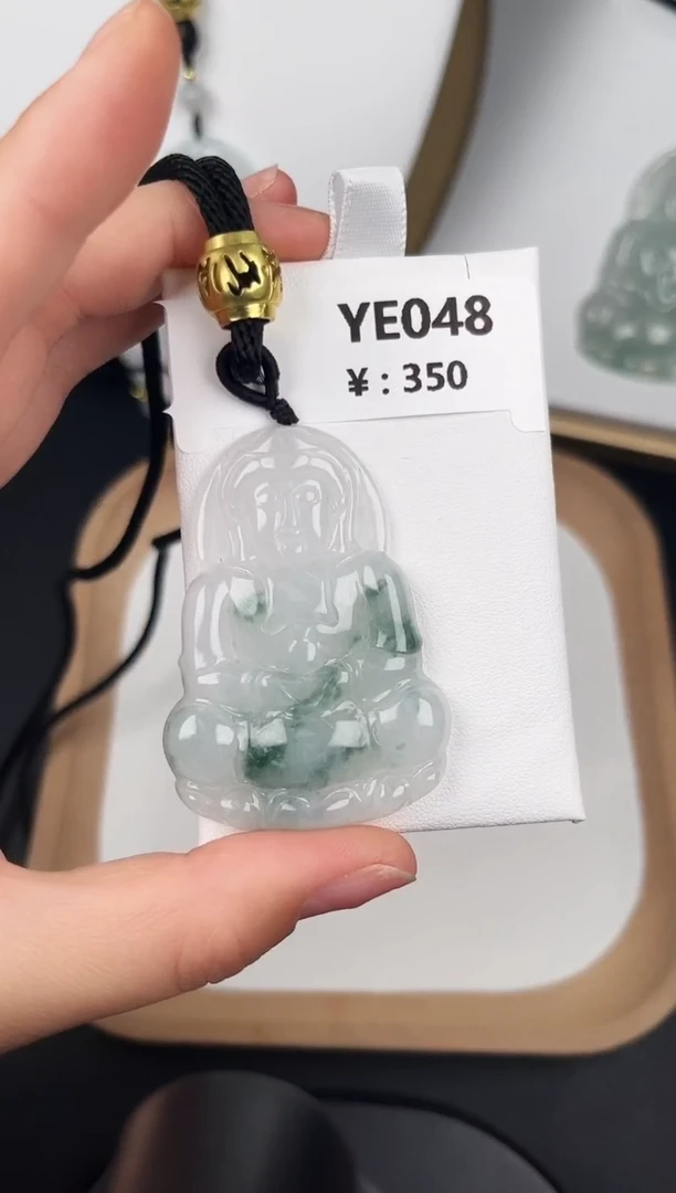 颈饰未镶嵌翡翠翡翠YE048孤品观音