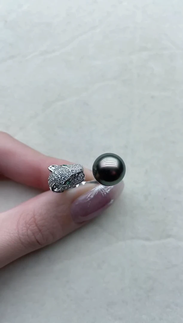 【闪购商品】海水珍珠戒指银S925镶嵌116