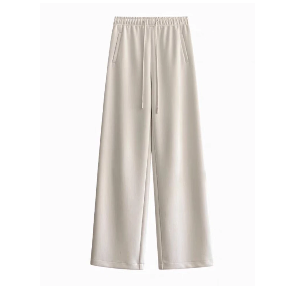 8708 休闲直筒窄版阔腿裤女