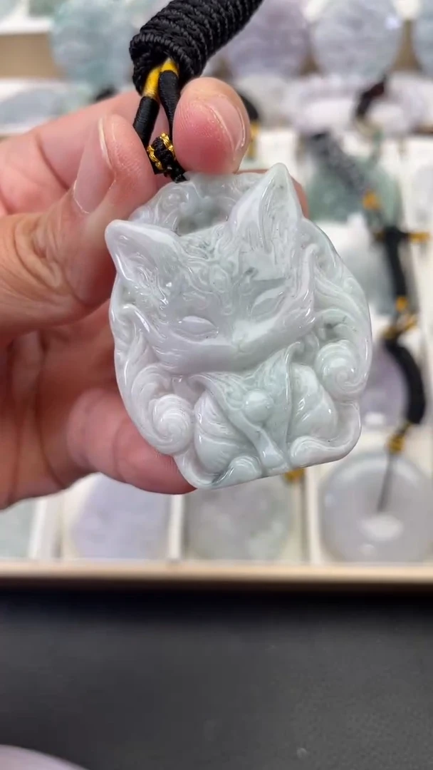 颈饰未镶嵌翡翠天然缅甸翡翠A货392