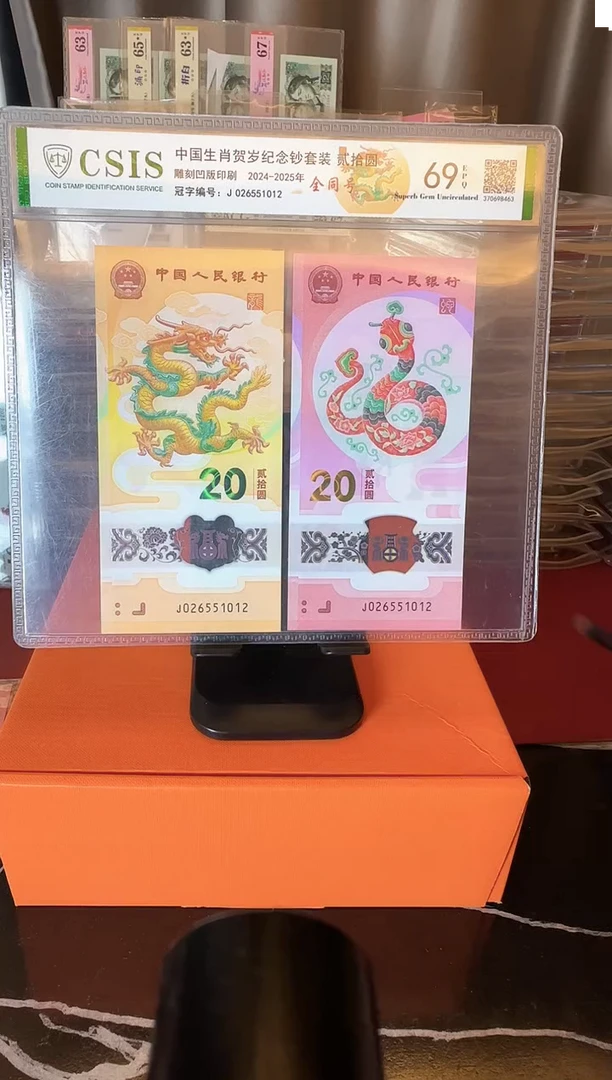 塑料2025 龙蛇全同号 一对 如图