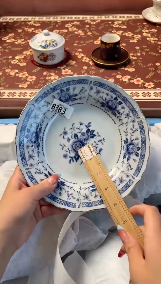 瓷片美*哒瓷器瓷器B383
