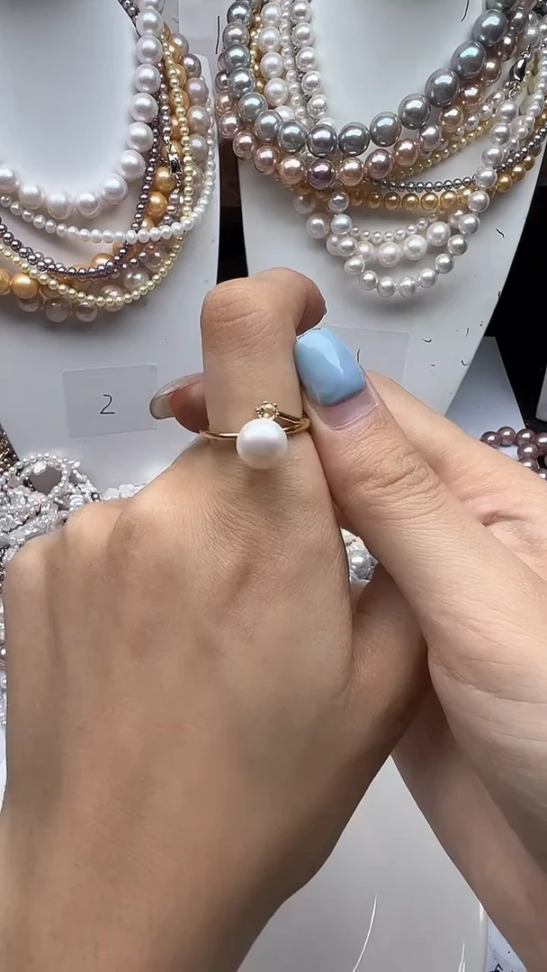 淡水珍珠未镶嵌颈饰1