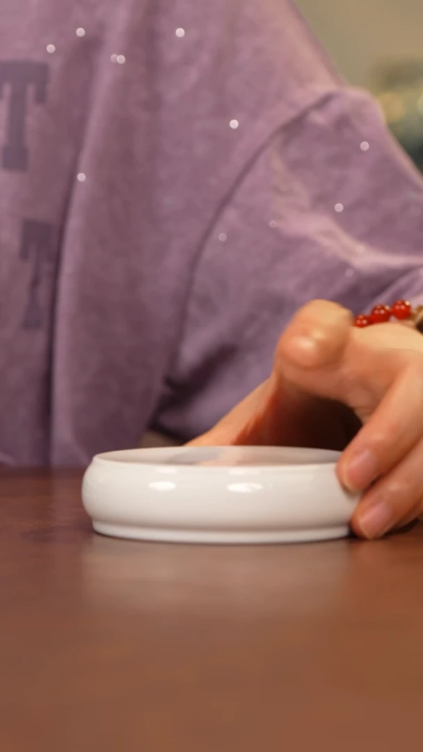 杯景德镇白胎盖置