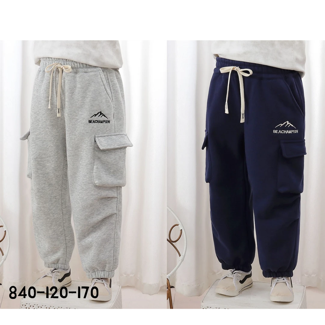 【中大童】加绒工装卫裤 时尚百搭