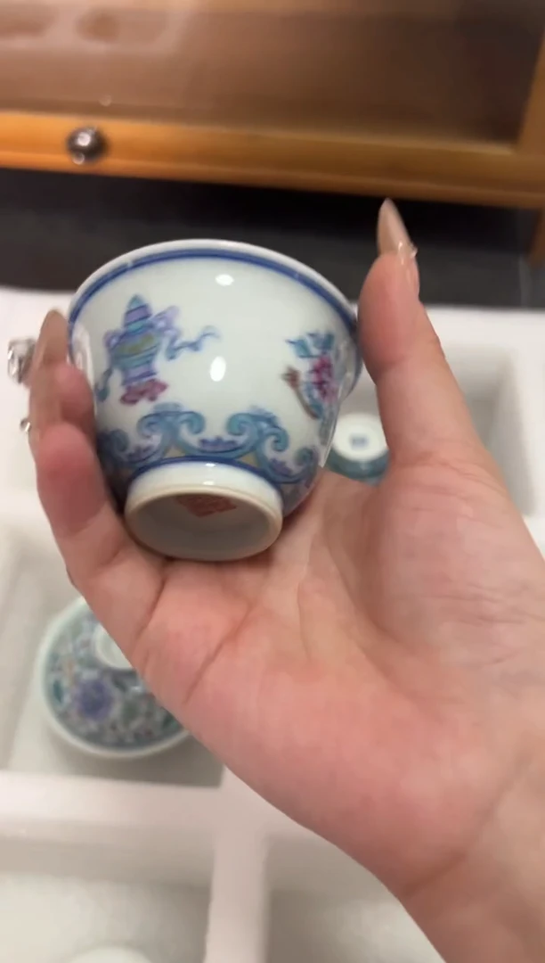 瓷片景德镇瓷器茶器茶杯