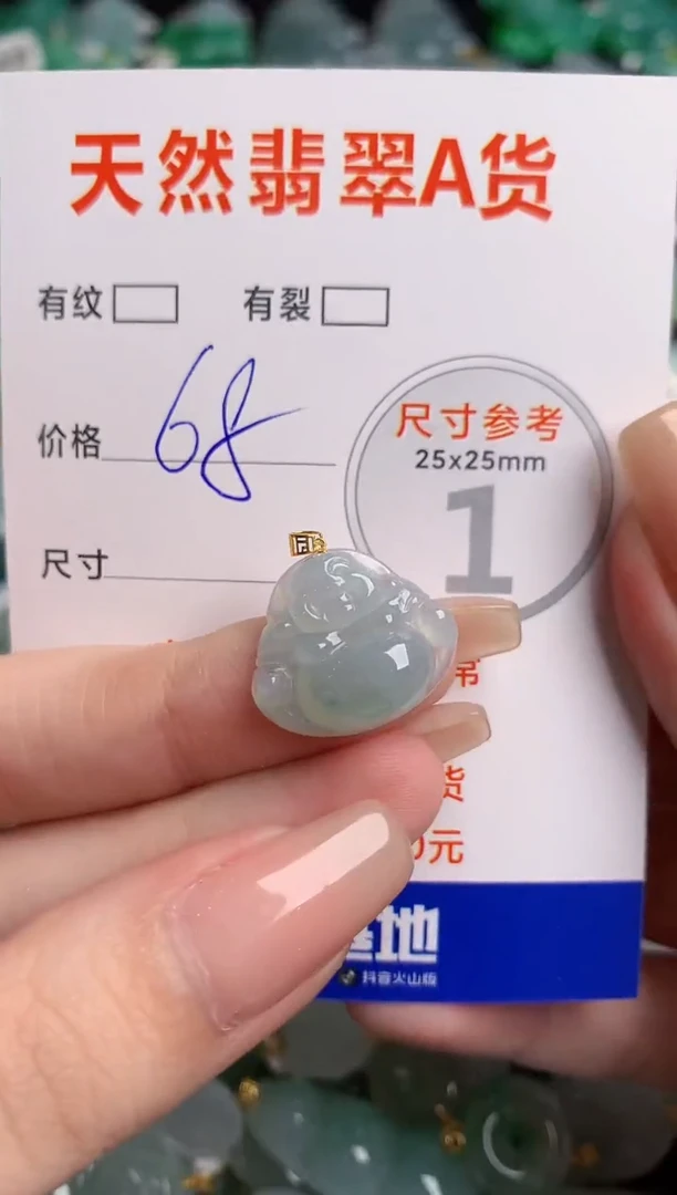 翡翠18K金镶嵌颈饰24001972