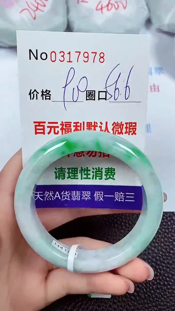【闪购商品】翡翠手镯未镶嵌00317978