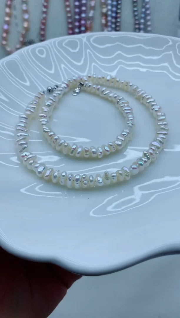 淡水珍珠未镶嵌颈饰淡水珍珠项链