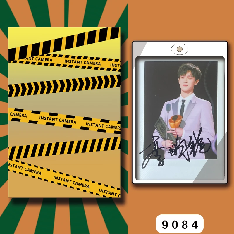 D9084【李昀锐】 正品拍立得照片 白边