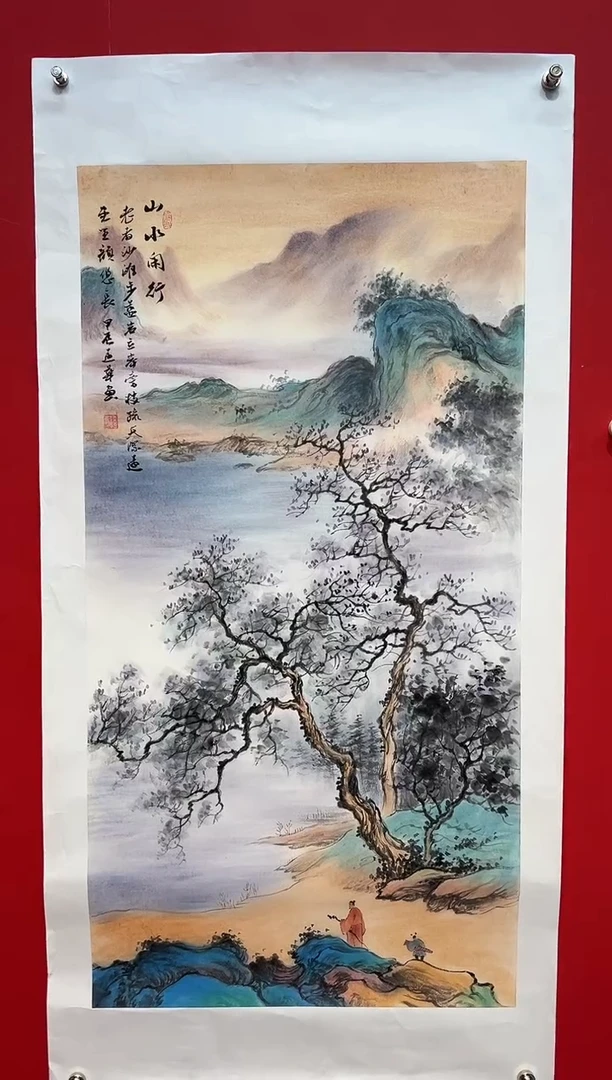 国画画家陆远华纯手绘原作