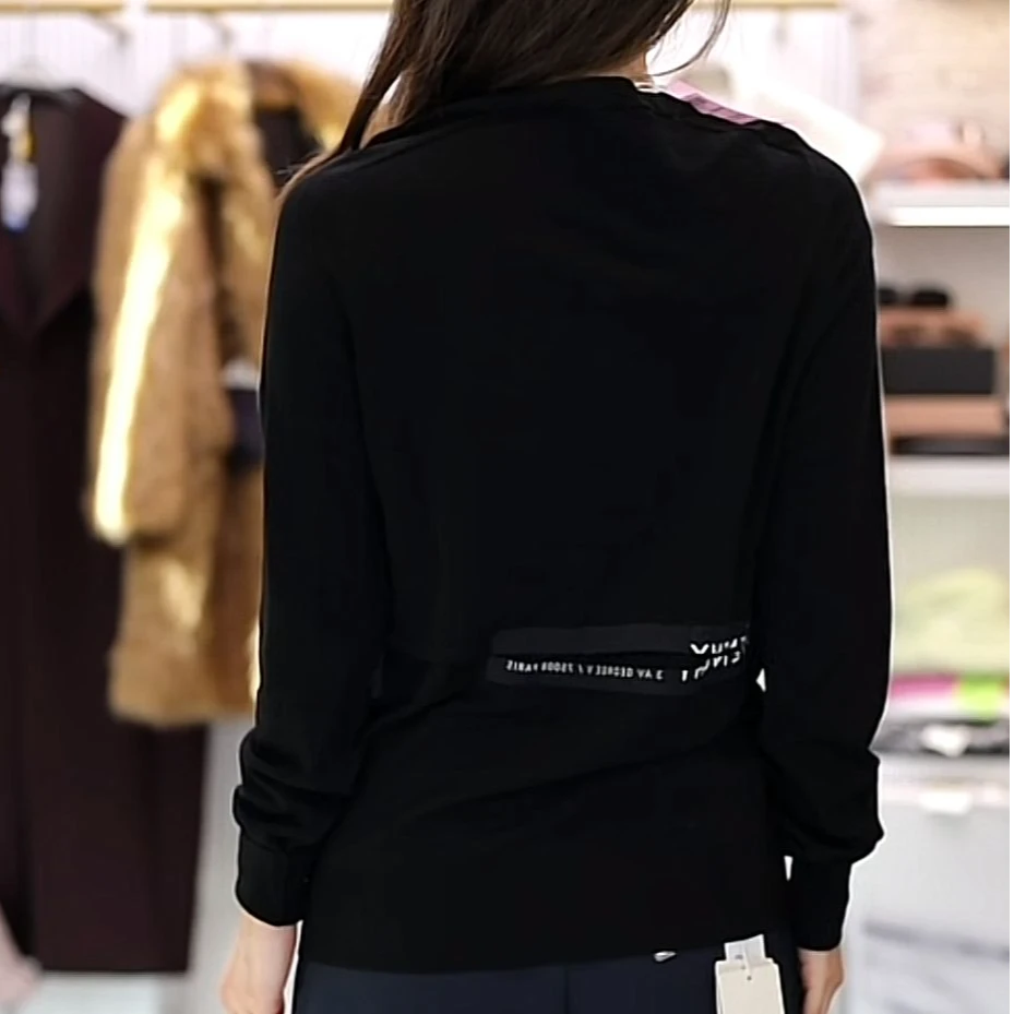 未使用 Givenchy/纪梵希 经典圆领长袖镂空细节针织衫