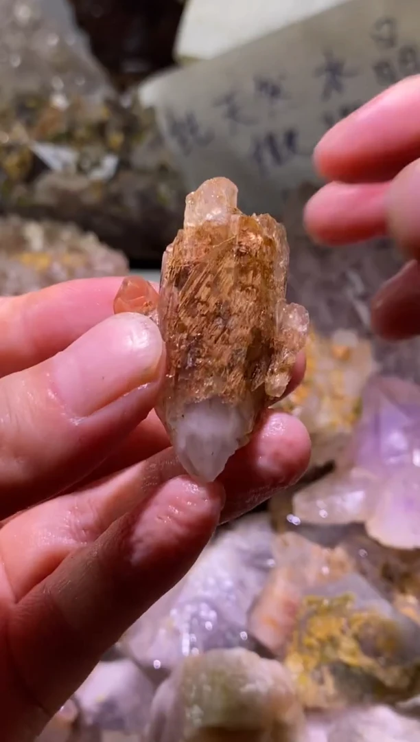 未镶嵌珠宝半成品水晶51号高透骸骨花园晶簇