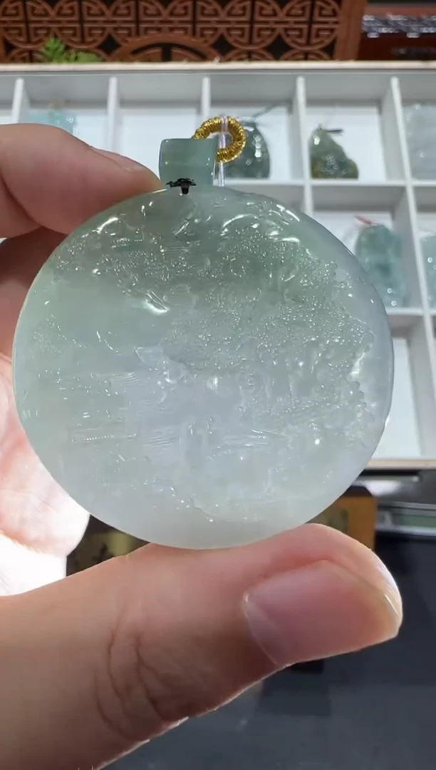 未镶嵌挂件翡翠A货翡翠多样性孤品