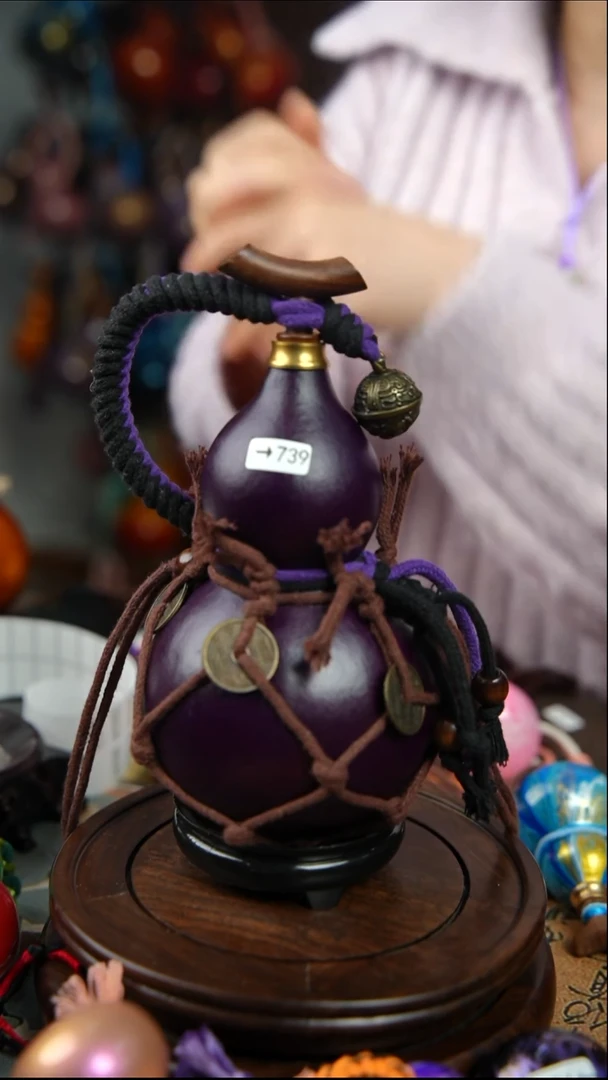 739号500ml左右非遗大漆酒葫芦