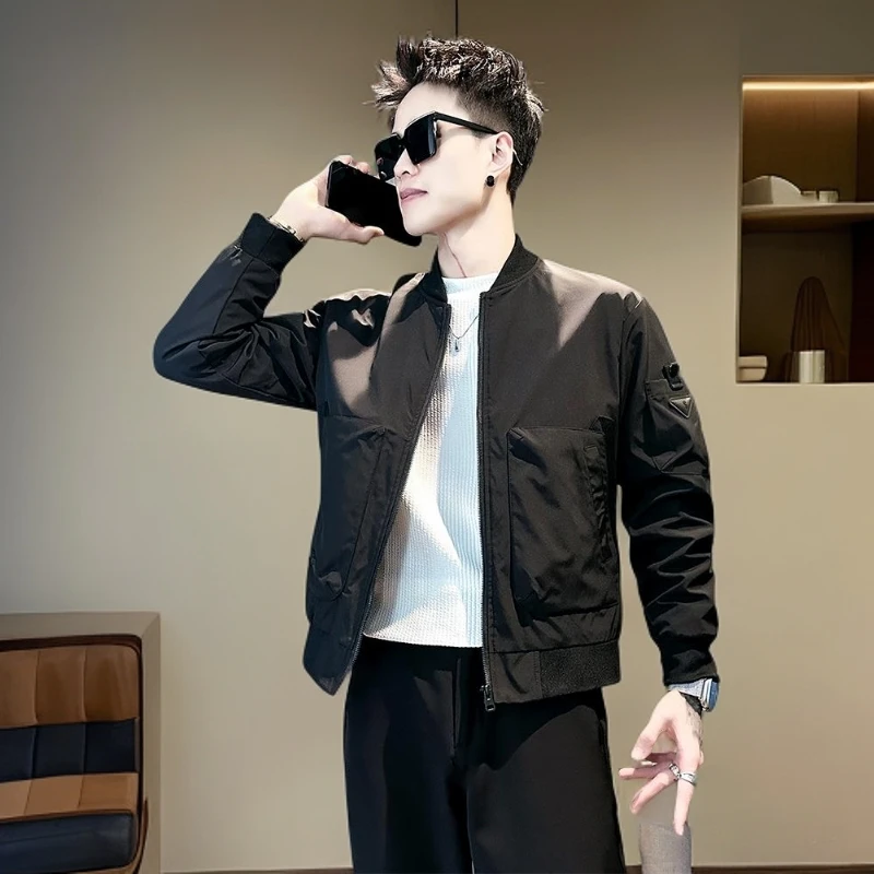 NYING男士棒球制服夹2025年秋季新款今年流行的高端帅气秋季夹克