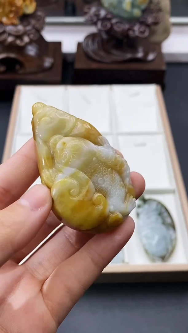 颈饰未镶嵌翡翠天然缅甸A货翡翠