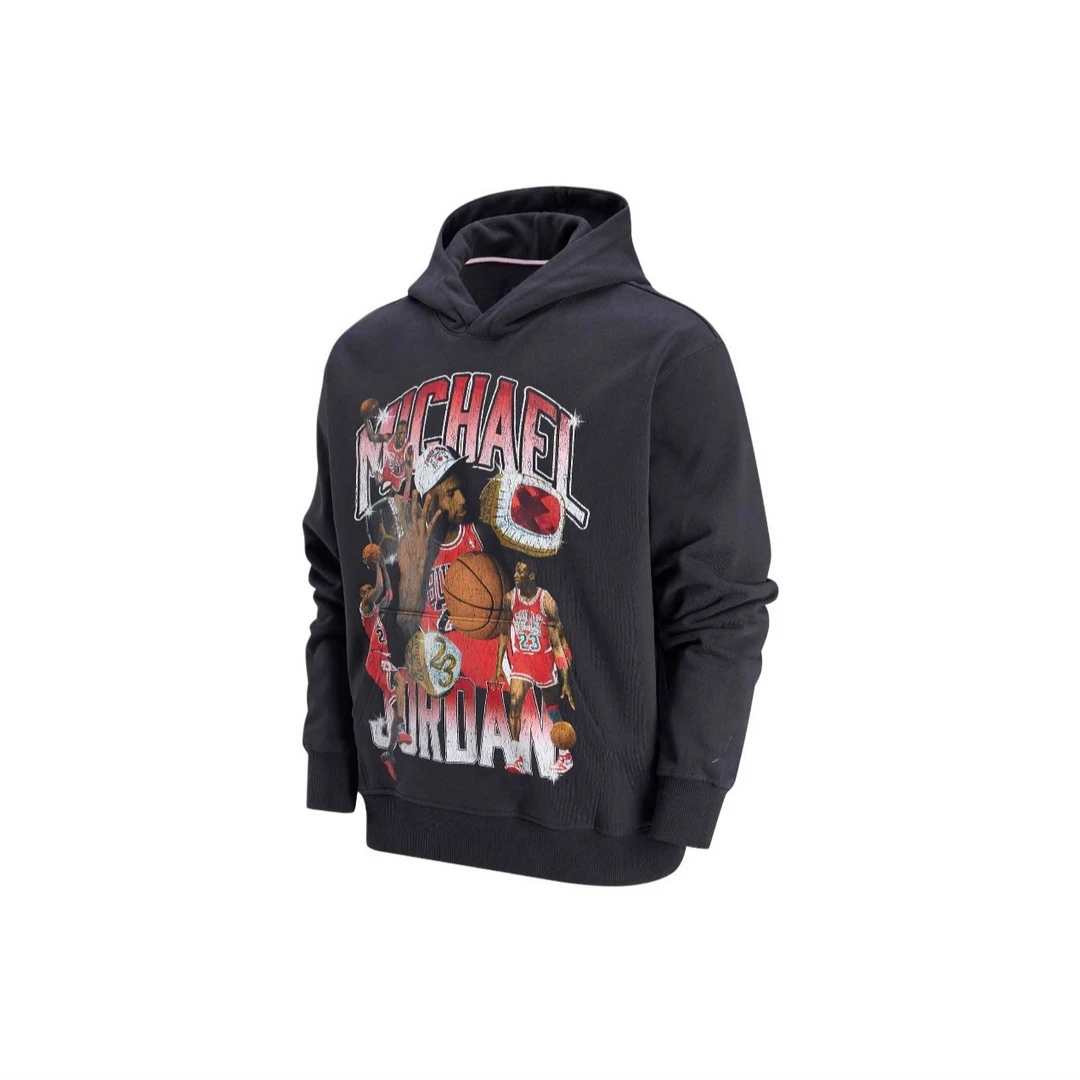 【耐克/就近门店发货】NIKE男子AJ印花针织连帽卫衣HJ4397-045